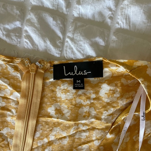 Lulu's marigold Floral Sleeve Sundress - Picture 8 of 13